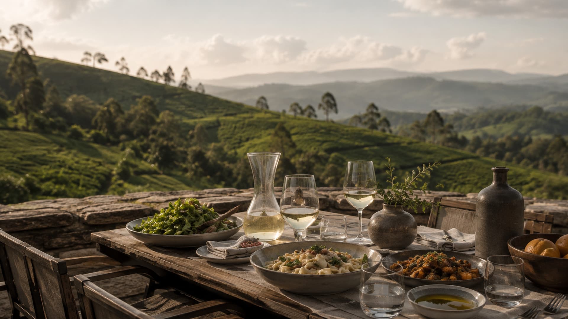 The Experience Centre at Aperio Tigoni, set among the tea hills